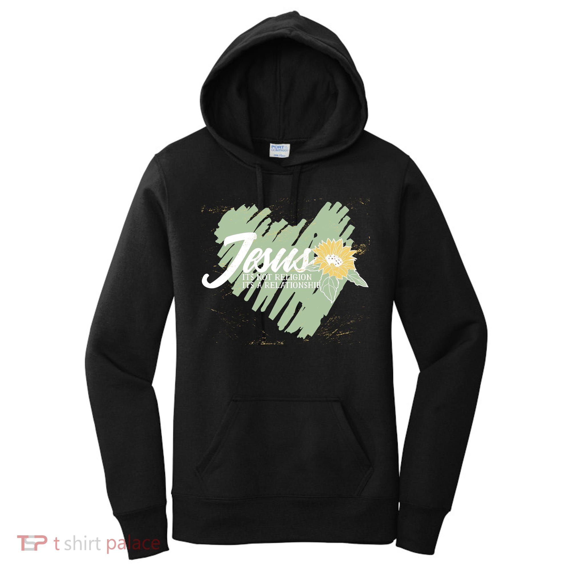 It's Not Religion It's A Relationship Heart Women's Hoodie