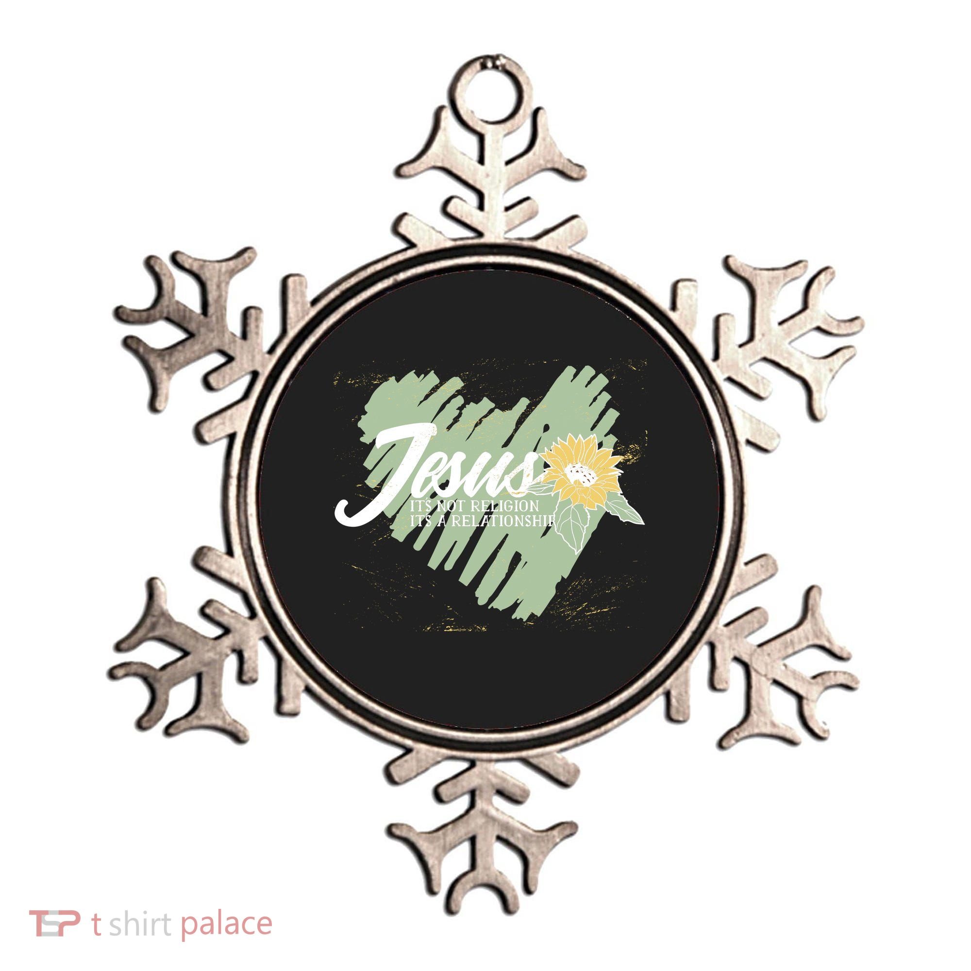 It's Not Religion It's A Relationship Heart Ornament