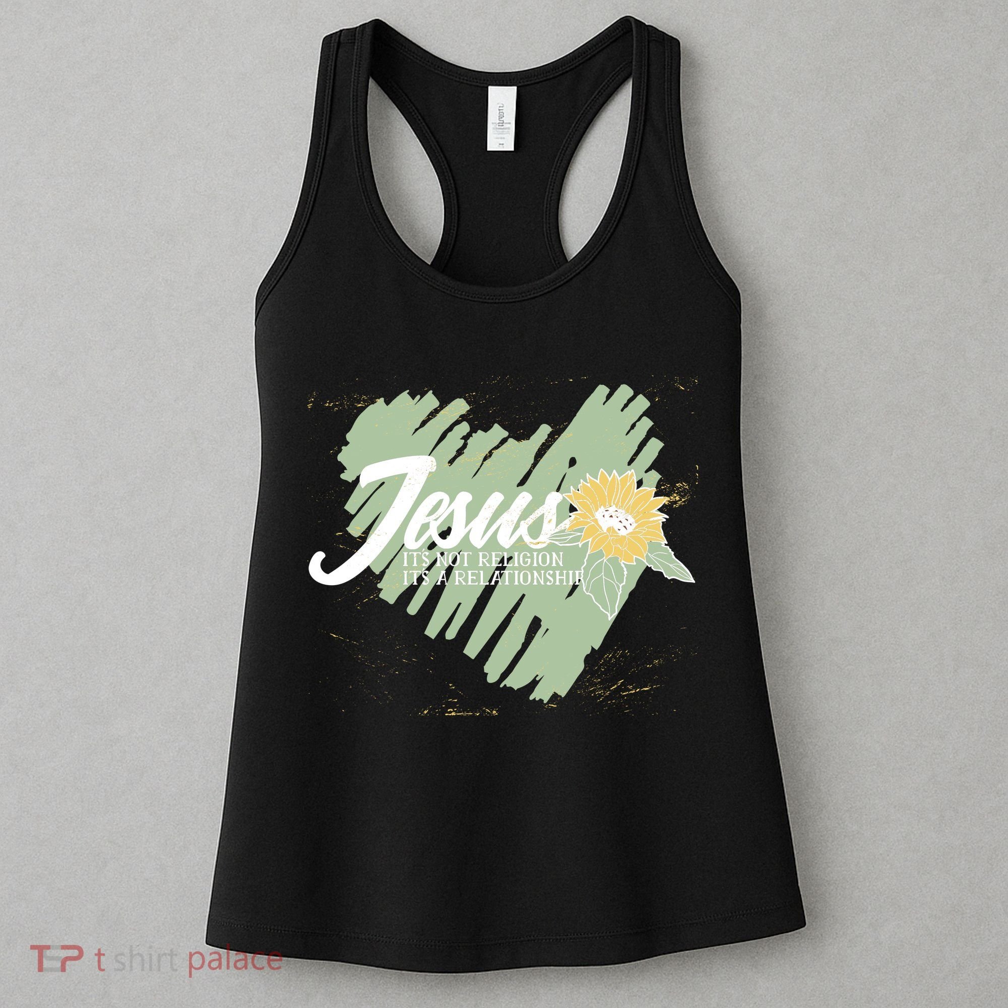 It's Not Religion It's A Relationship Heart Women's Tank Top