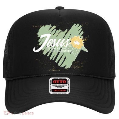 It's Not Religion It's A Relationship Heart Hat