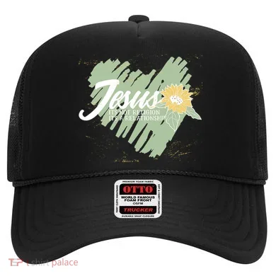 It's Not Religion It's A Relationship Heart Hat