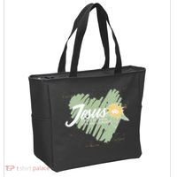 It's Not Religion It's A Relationship Heart Tote Bag thumb 2