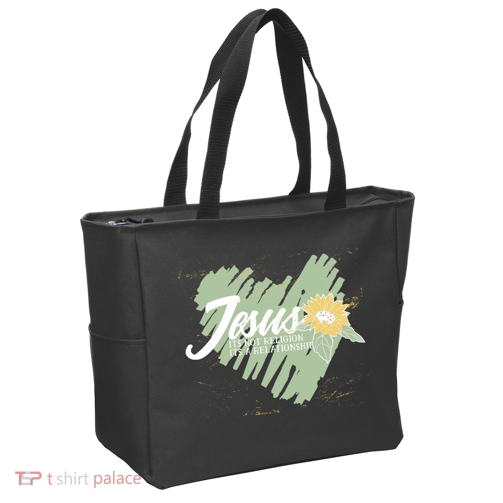 It's Not Religion It's A Relationship Heart Tote Bag