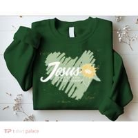 It's Not Religion It's A Relationship Heart Sweatshirt thumb 2
