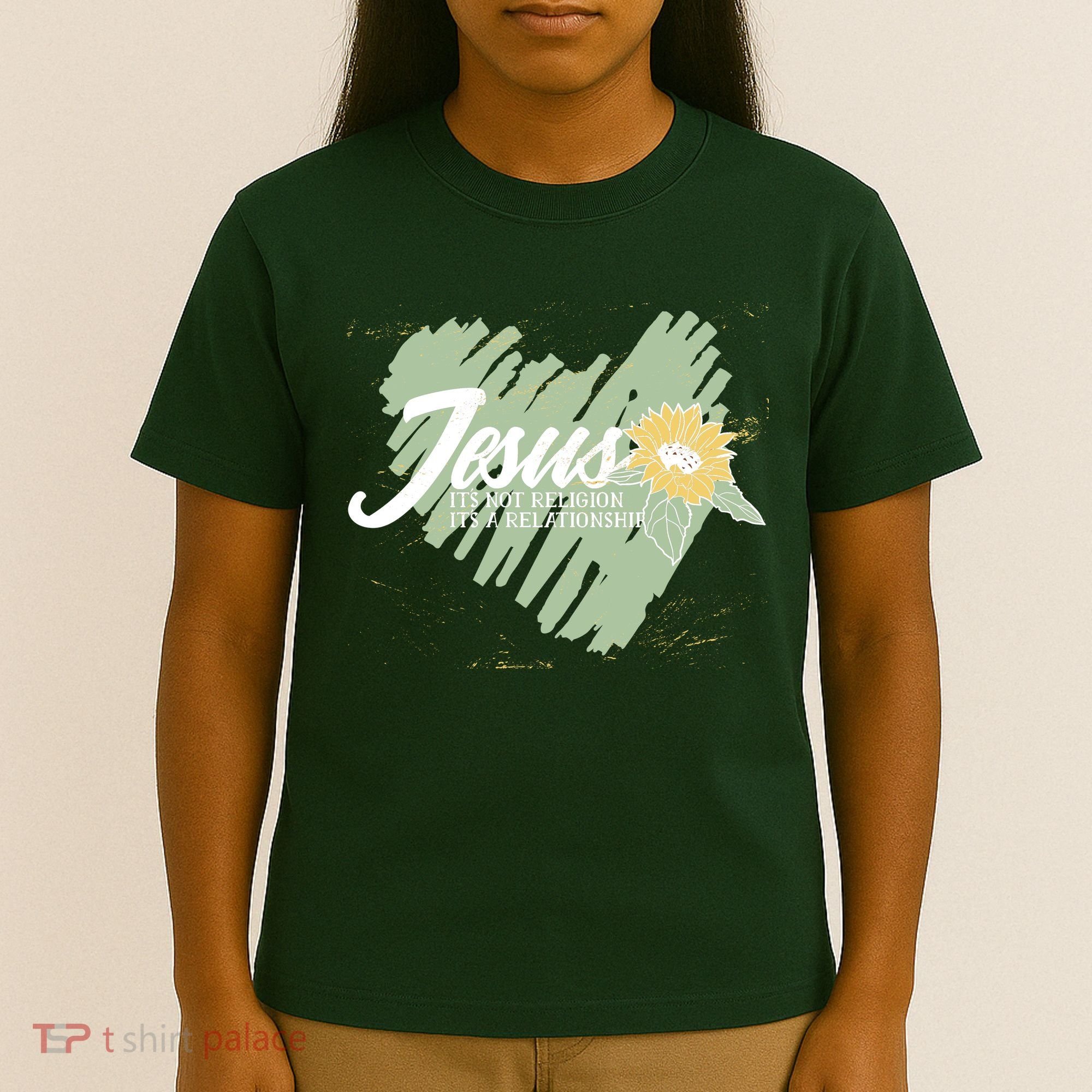 It's Not Religion It's A Relationship Heart T-Shirt