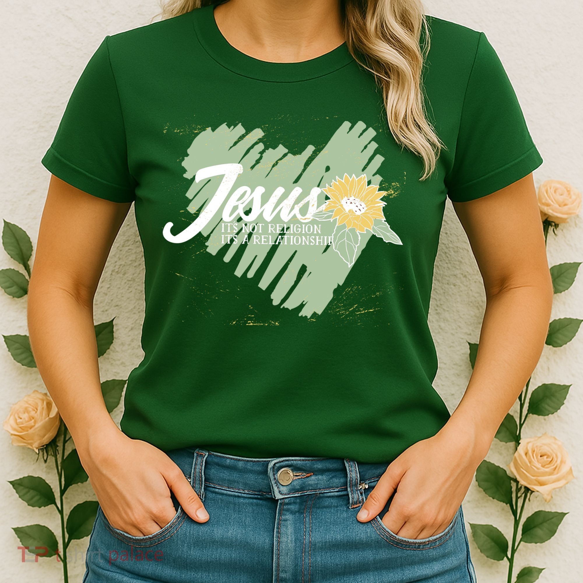 It's Not Religion It's A Relationship Heart Women's T-Shirt
