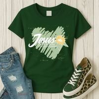 It's Not Religion It's A Relationship Heart Women's T-Shirt thumb 3