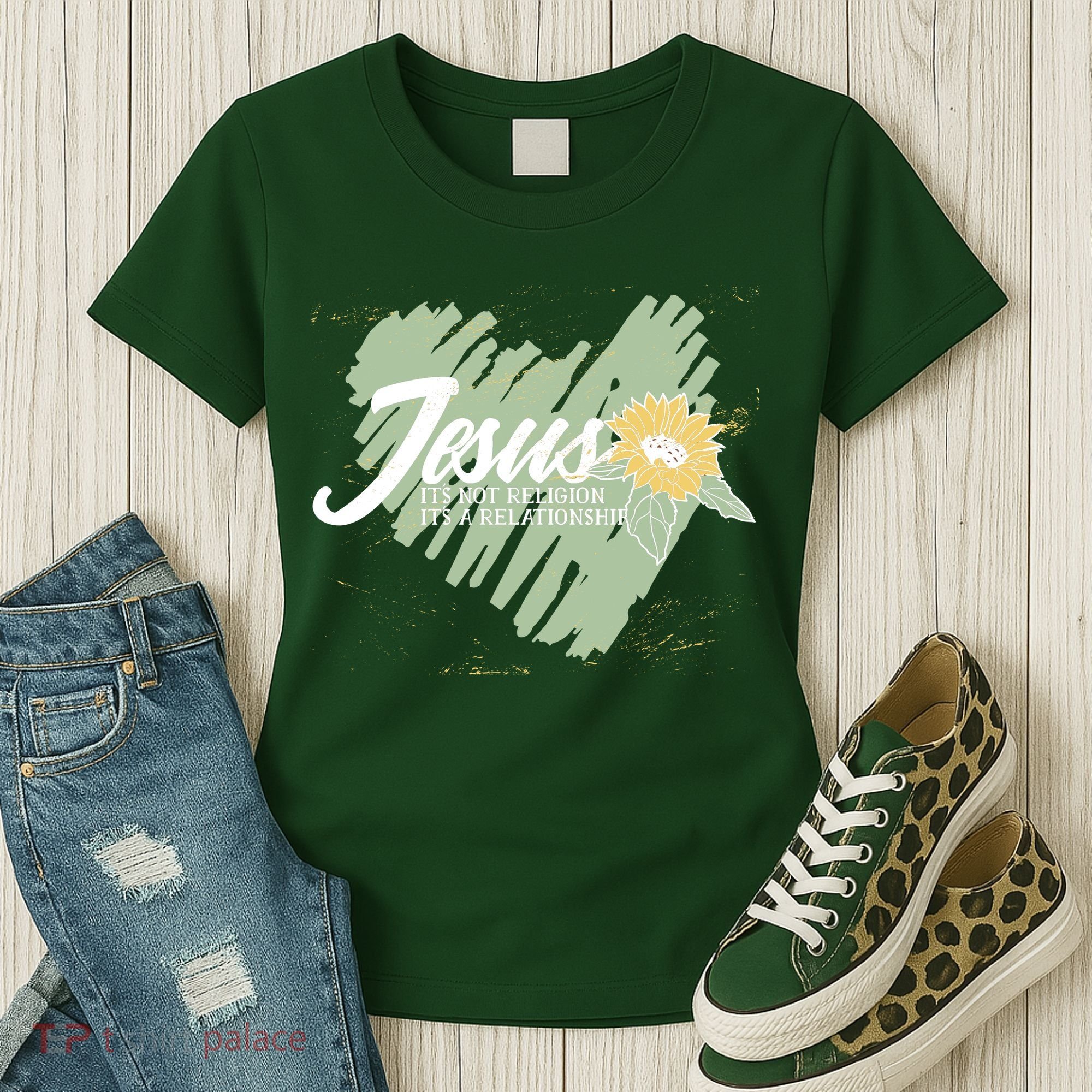 It's Not Religion It's A Relationship Heart Women's T-Shirt
