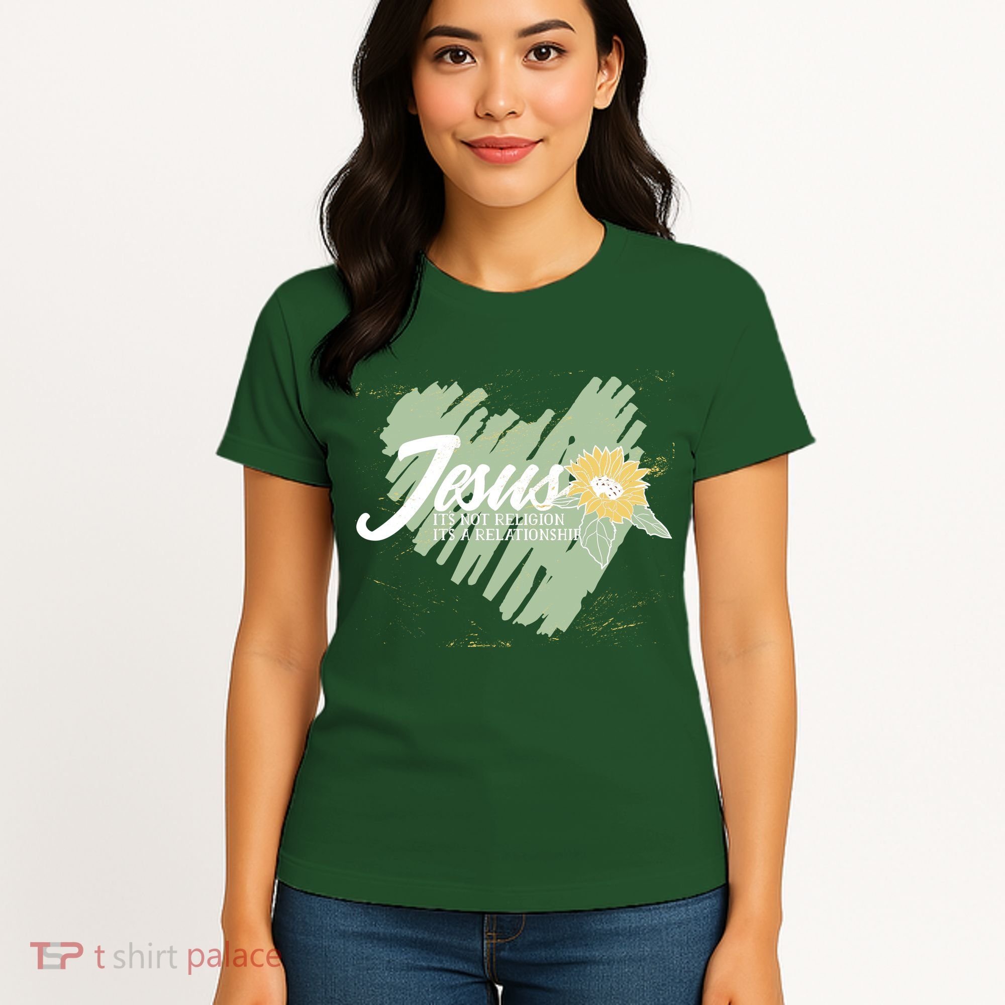 It's Not Religion It's A Relationship Heart Women's T-Shirt