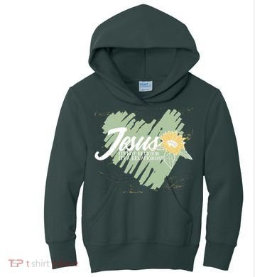 It's Not Religion It's A Relationship Heart Kids Hoodie
