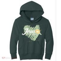 It's Not Religion It's A Relationship Heart Kids Hoodie thumb 0