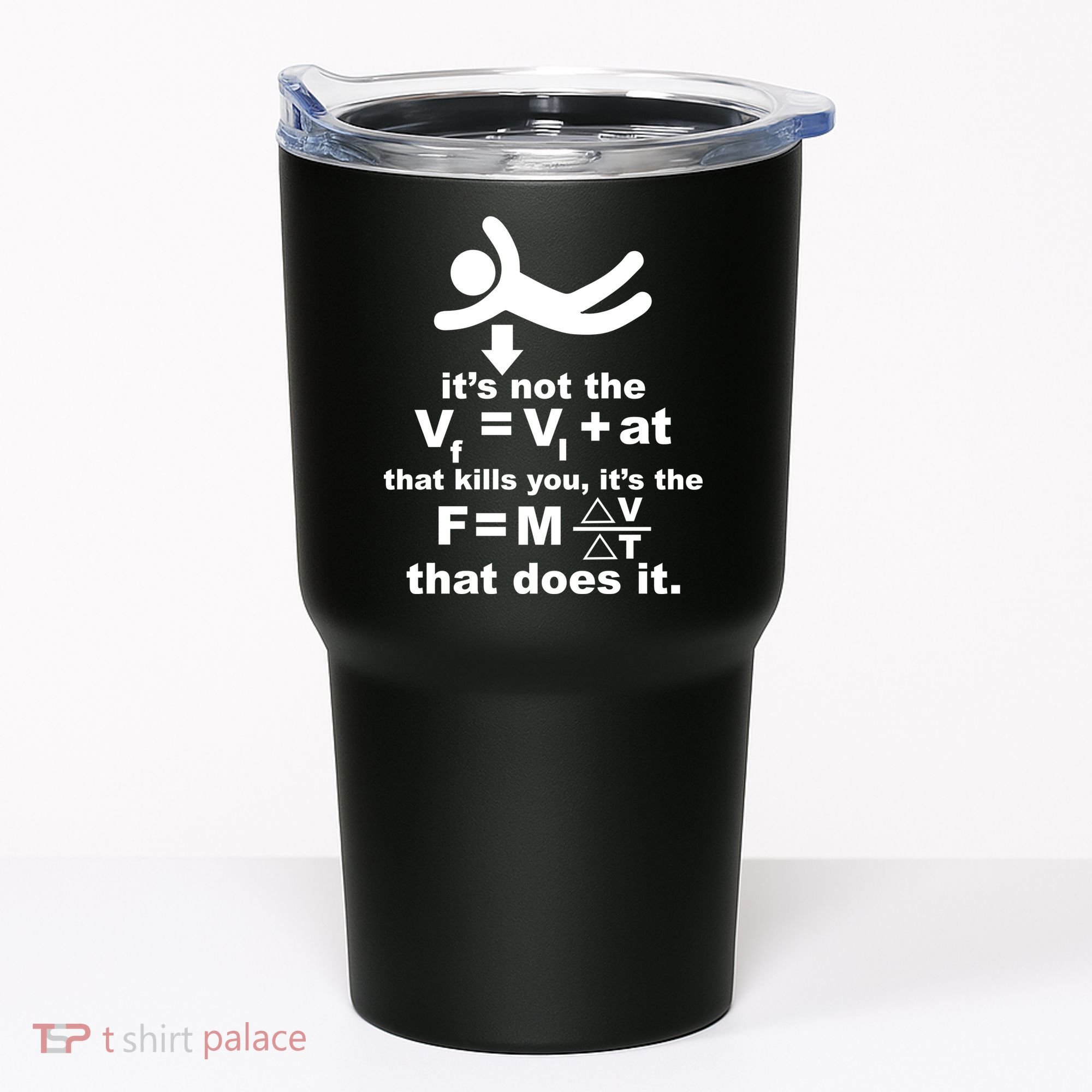 It's Not The Velocity That Kills You It's The Fall Tumbler