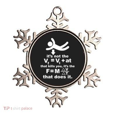 It's Not The Velocity That Kills You It's The Fall Ornament