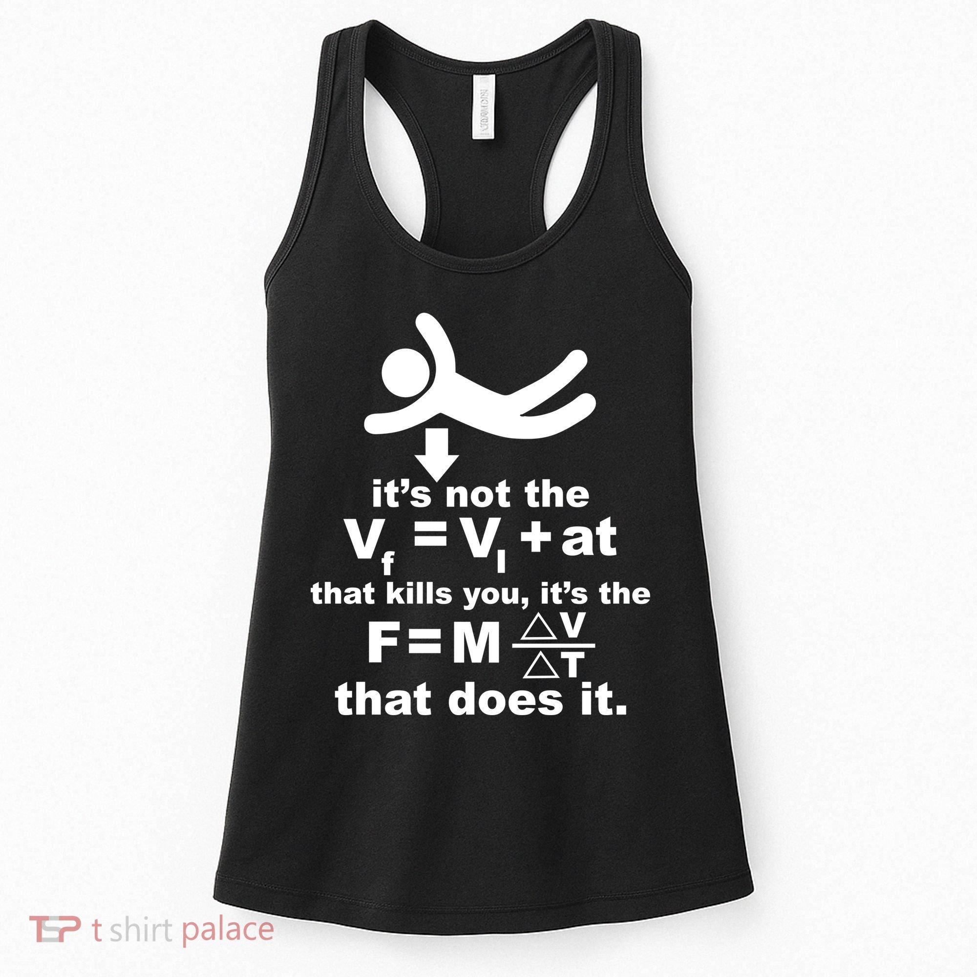 It's Not The Velocity That Kills You It's The Fall Women's Tank Top
