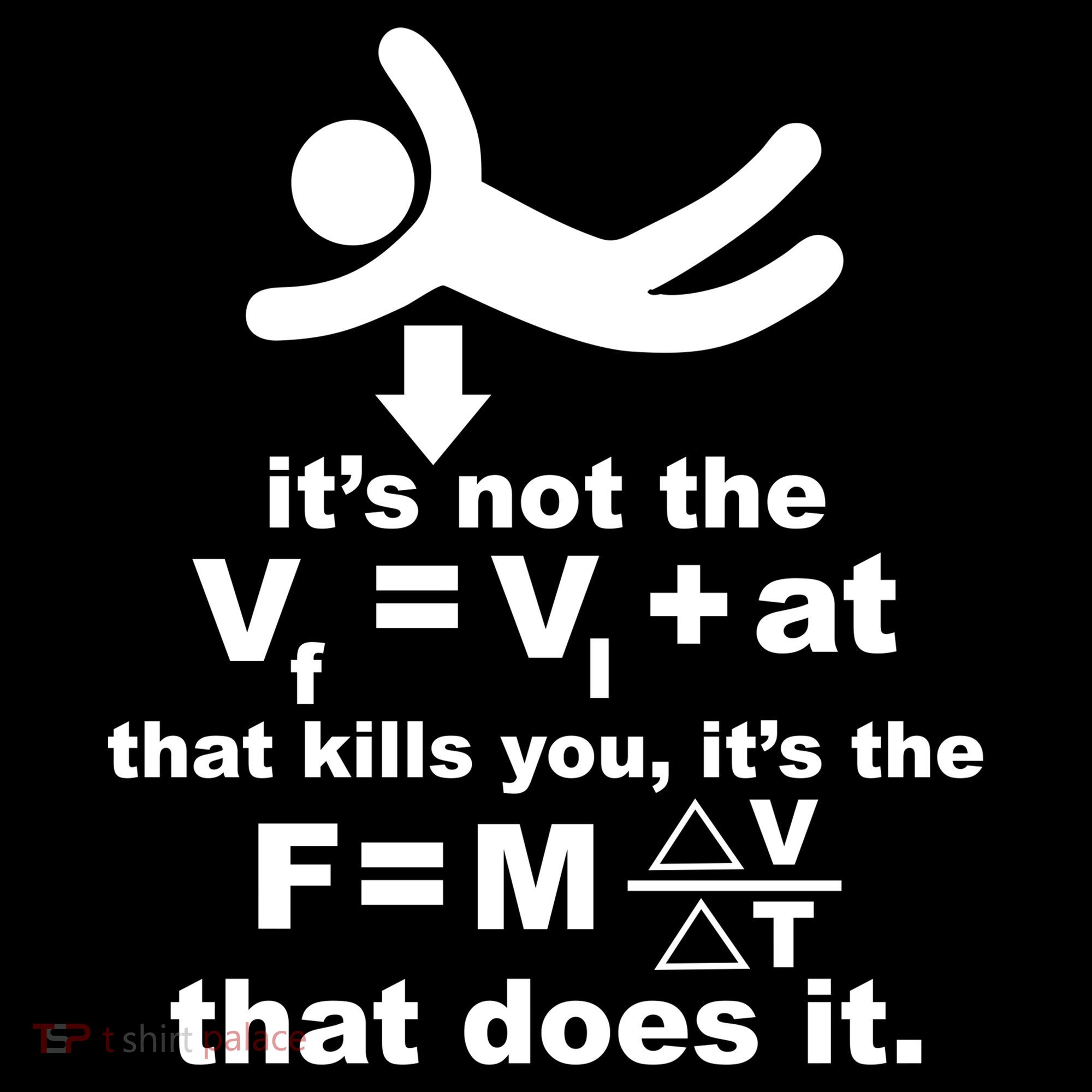 It's Not The Velocity That Kills You It's The Fall Baby Bodysuit