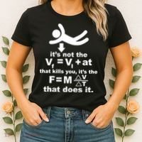It's Not The Velocity That Kills You It's The Fall Women's T-Shirt thumb 2