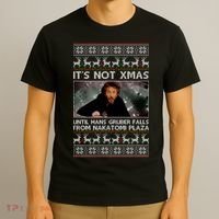 It's Not X-Mas Until Hans Gruber Falls From Nakatomi Plaza T-Shirt thumb 3