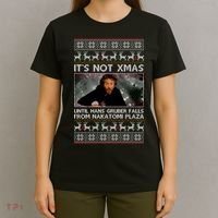 It's Not X-Mas Until Hans Gruber Falls From Nakatomi Plaza T-Shirt thumb 4
