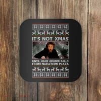 It's Not X-Mas Until Hans Gruber Falls From Nakatomi Plaza Coaster thumb 0