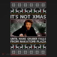 It's Not X-Mas Until Hans Gruber Falls From Nakatomi Plaza Women's Tank Top thumb 5