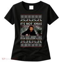 It's Not X-Mas Until Hans Gruber Falls From Nakatomi Plaza Women's T-Shirt thumb 0