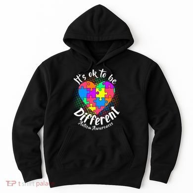 It's Ok To Be Different Autism Awareness Hoodie