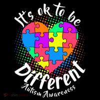 It's Ok To Be Different Autism Awareness Apron thumb 3