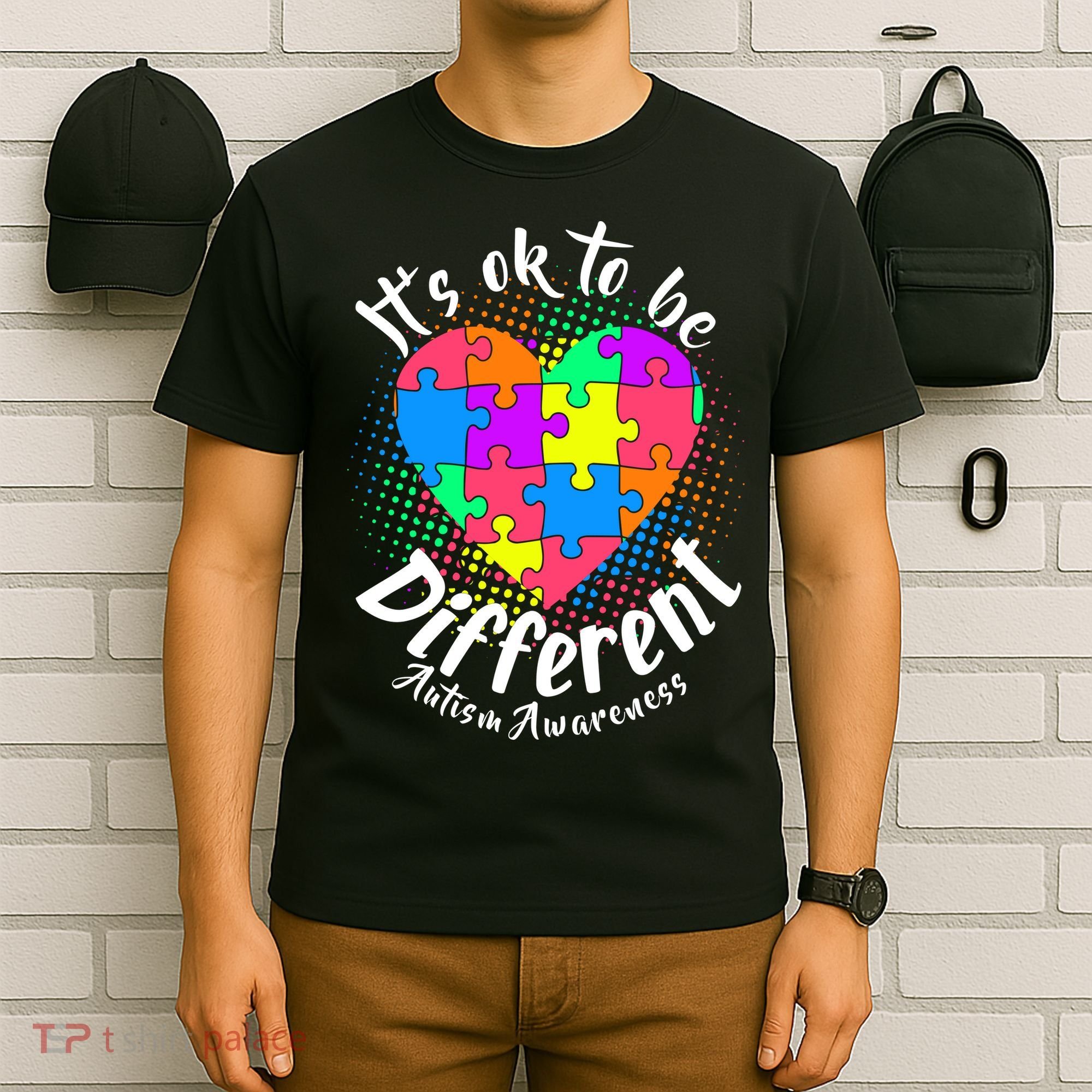 It's Ok To Be Different Autism Awareness T-Shirt
