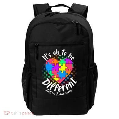 It's Ok To Be Different Autism Awareness Backpack