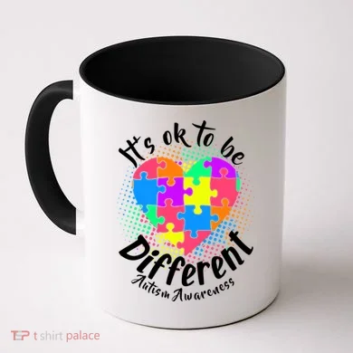 It's Ok To Be Different Autism Awareness Coffee Mug