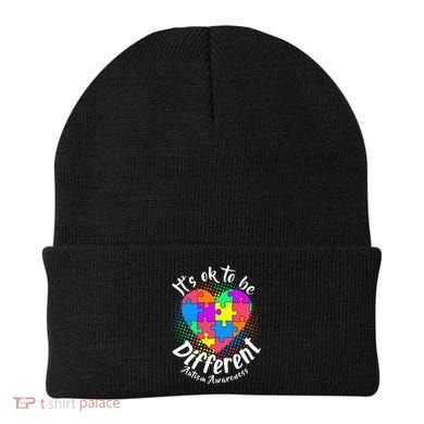 It's Ok To Be Different Autism Awareness Beanie