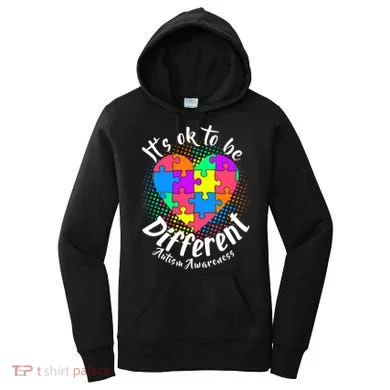 It's Ok To Be Different Autism Awareness Women's Hoodie