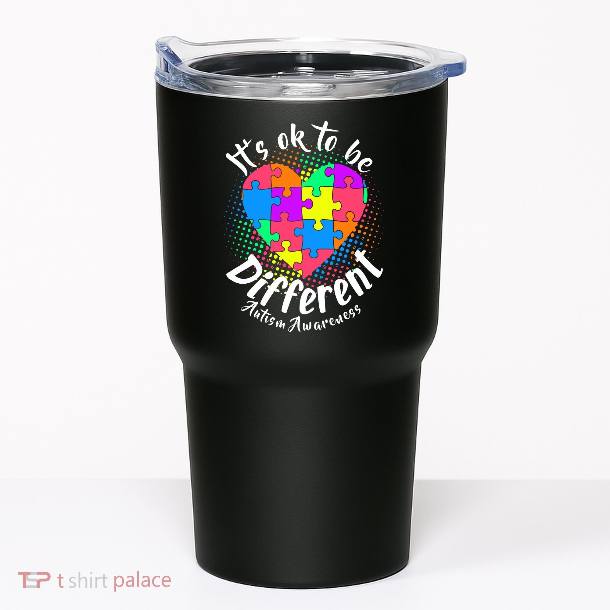 It's Ok To Be Different Autism Awareness Tumbler