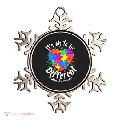 It's Ok To Be Different Autism Awareness Ornament