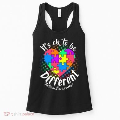 It's Ok To Be Different Autism Awareness Women's Tank Top