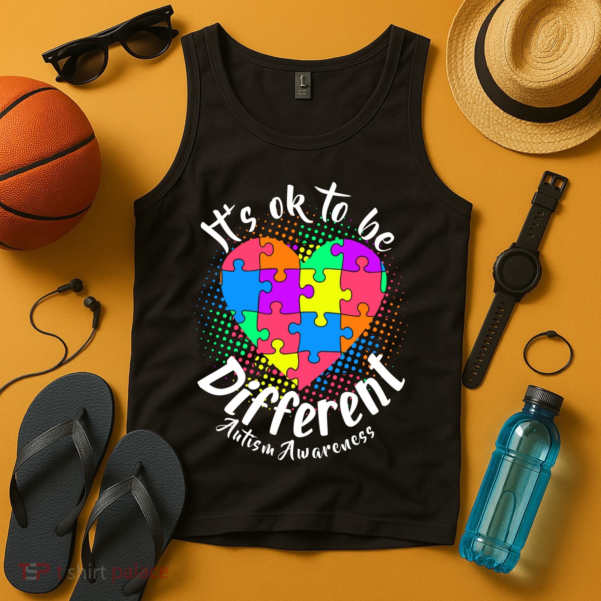 It's Ok To Be Different Autism Awareness Tank Top