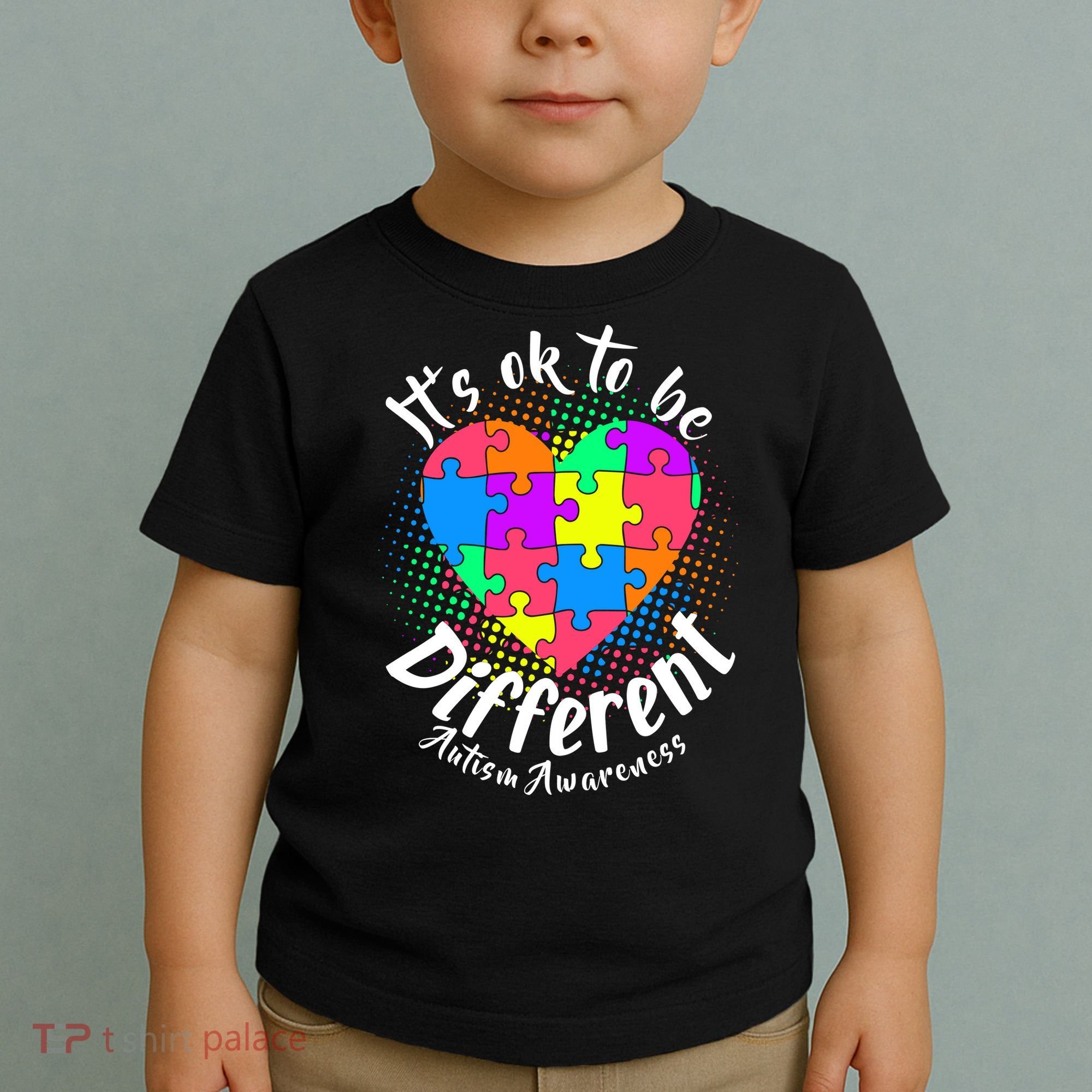 It's Ok To Be Different Autism Awareness Toddler T-Shirt