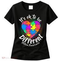 It's Ok To Be Different Autism Awareness Women's T-Shirt thumb 0