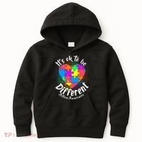 It's Ok To Be Different Autism Awareness Kids Hoodie thumb 0