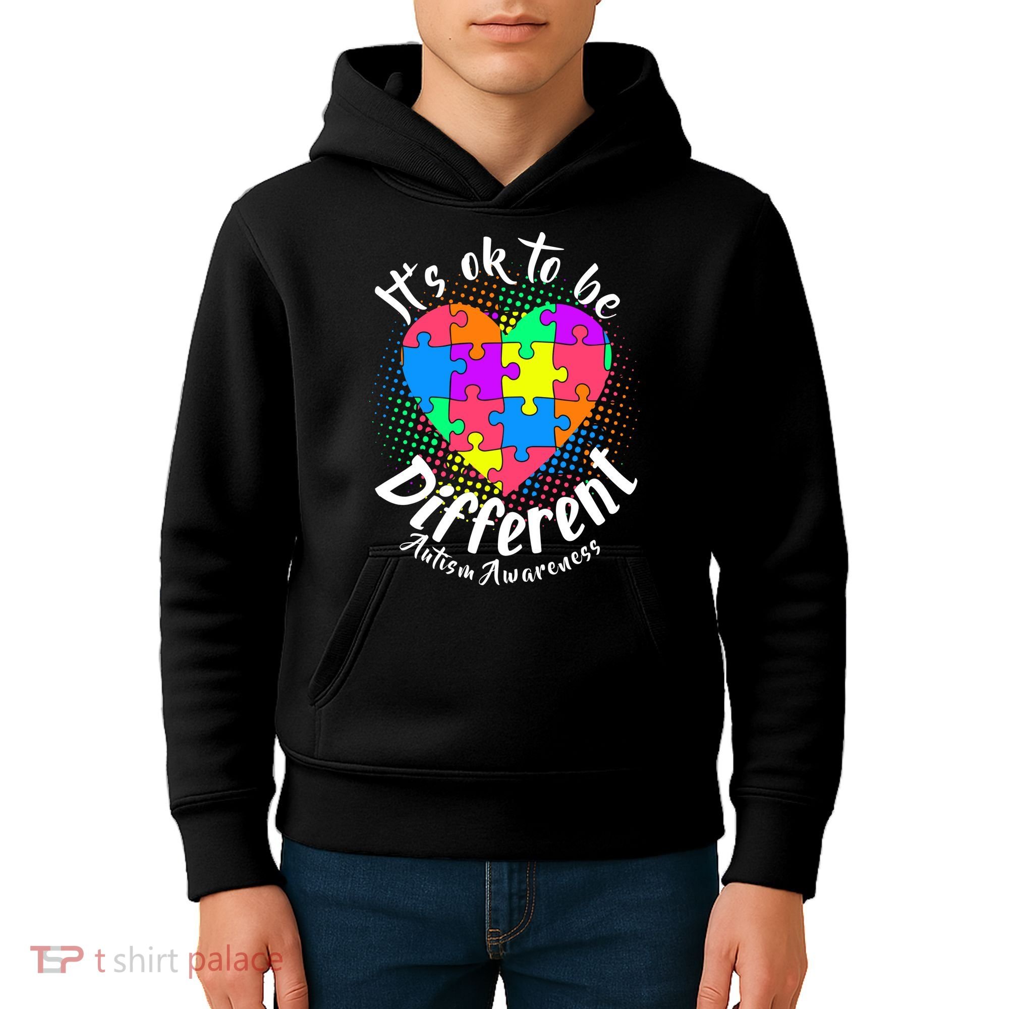 It's Ok To Be Different Autism Awareness Kids Hoodie