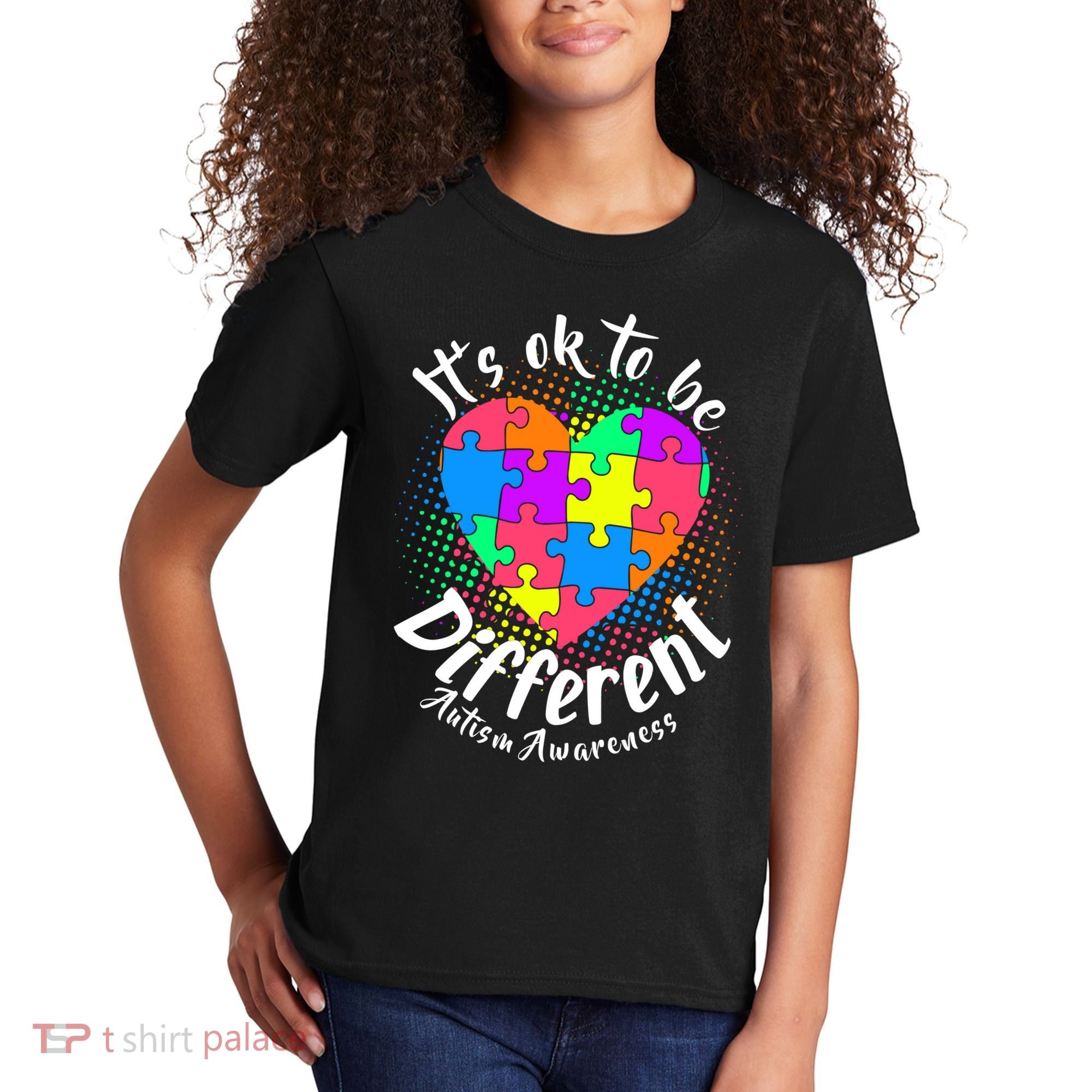 It's Ok To Be Different Autism Awareness Kids T-Shirt