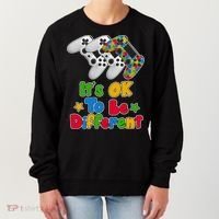It's Ok To Be Different Autism Awareness Video Gamer  Women's Sweatshirt thumb 0
