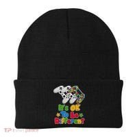 It's Ok To Be Different Autism Awareness Video Gamer  Beanie thumb 0
