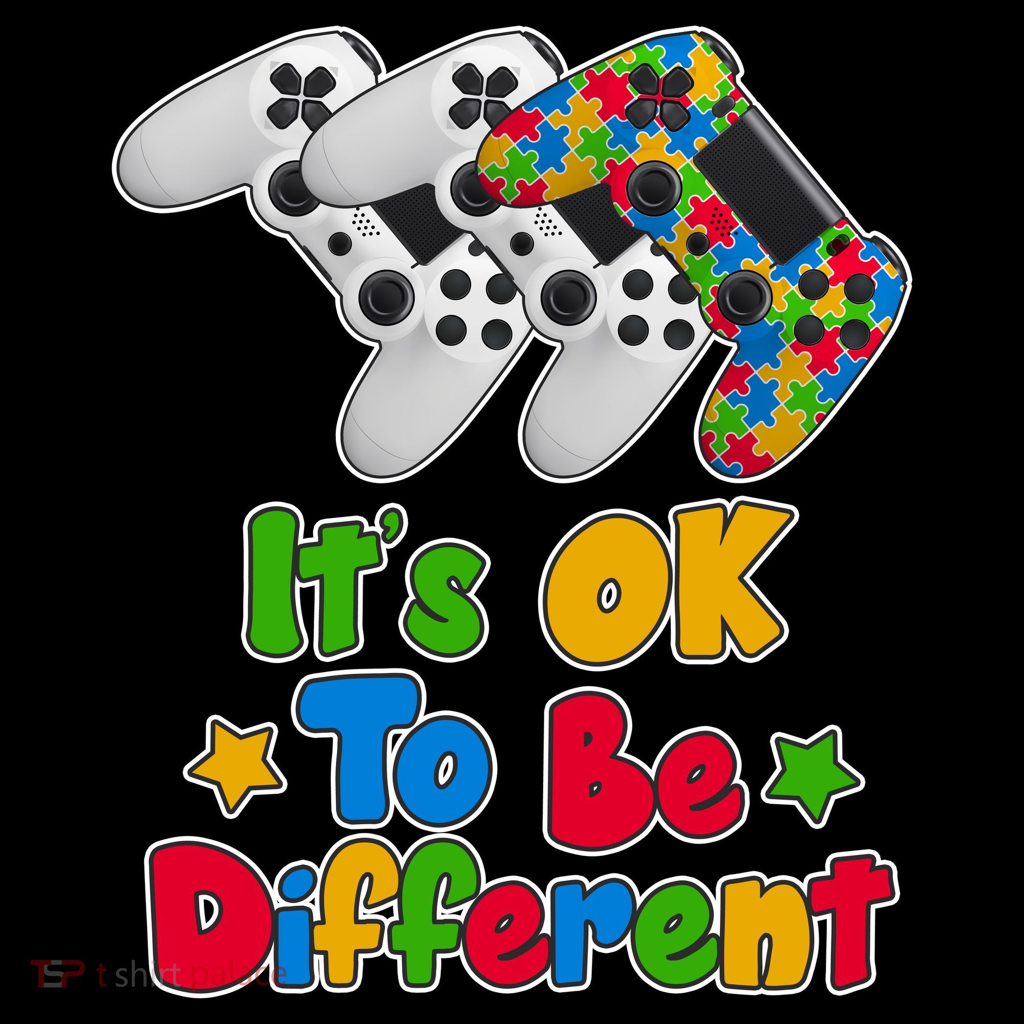 It's Ok To Be Different Autism Awareness Video Gamer  Women's Hoodie