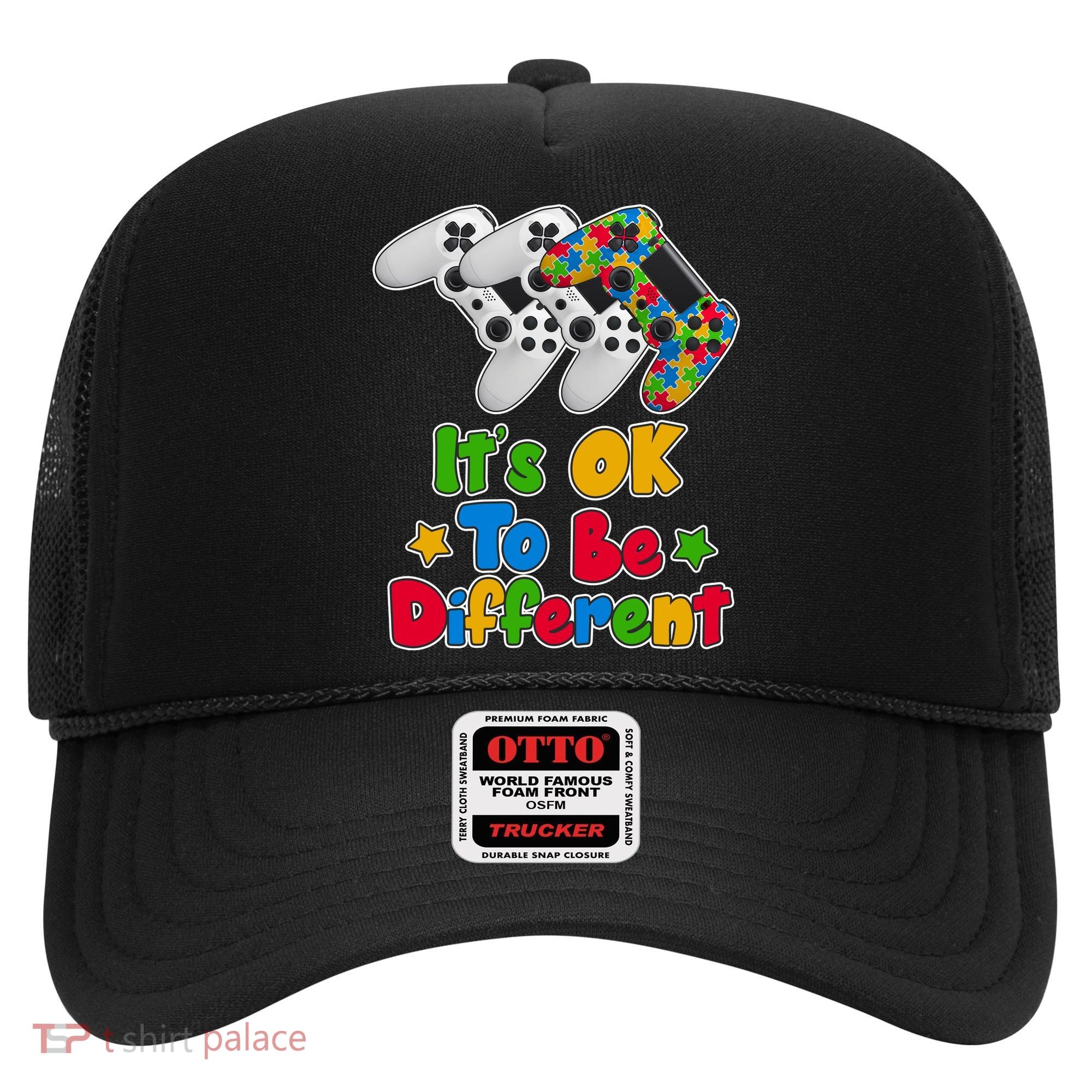 It's Ok To Be Different Autism Awareness Video Gamer  Hat