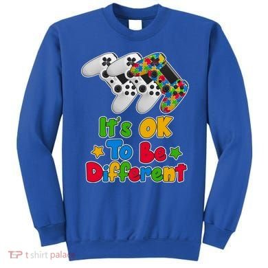 It's Ok To Be Different Autism Awareness Video Gamer  Sweatshirt