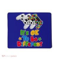 It's Ok To Be Different Autism Awareness Video Gamer  Mousepad thumb 0