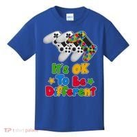 It's Ok To Be Different Autism Awareness Video Gamer  Kids T-Shirt thumb 0