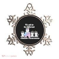 It's Ok To Be Different Autism Unicorn Puzzle Ornament thumb 0