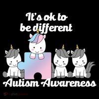 It's Ok To Be Different Autism Unicorn Puzzle Ornament thumb 1